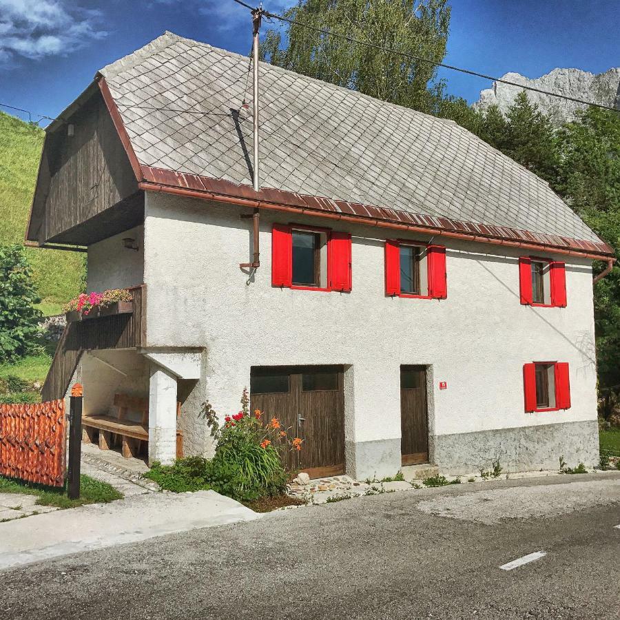 Vila Predel House Log pod Mangartom Exteriér fotografie
